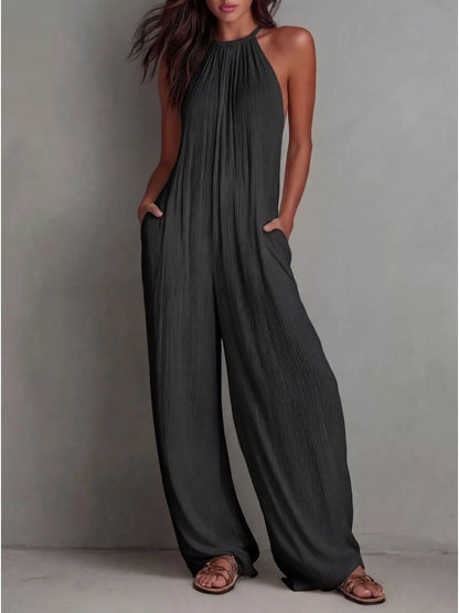 Hazel Blues® |  Easy Does It Jumpsuit | Sleeveless Jumpsuit