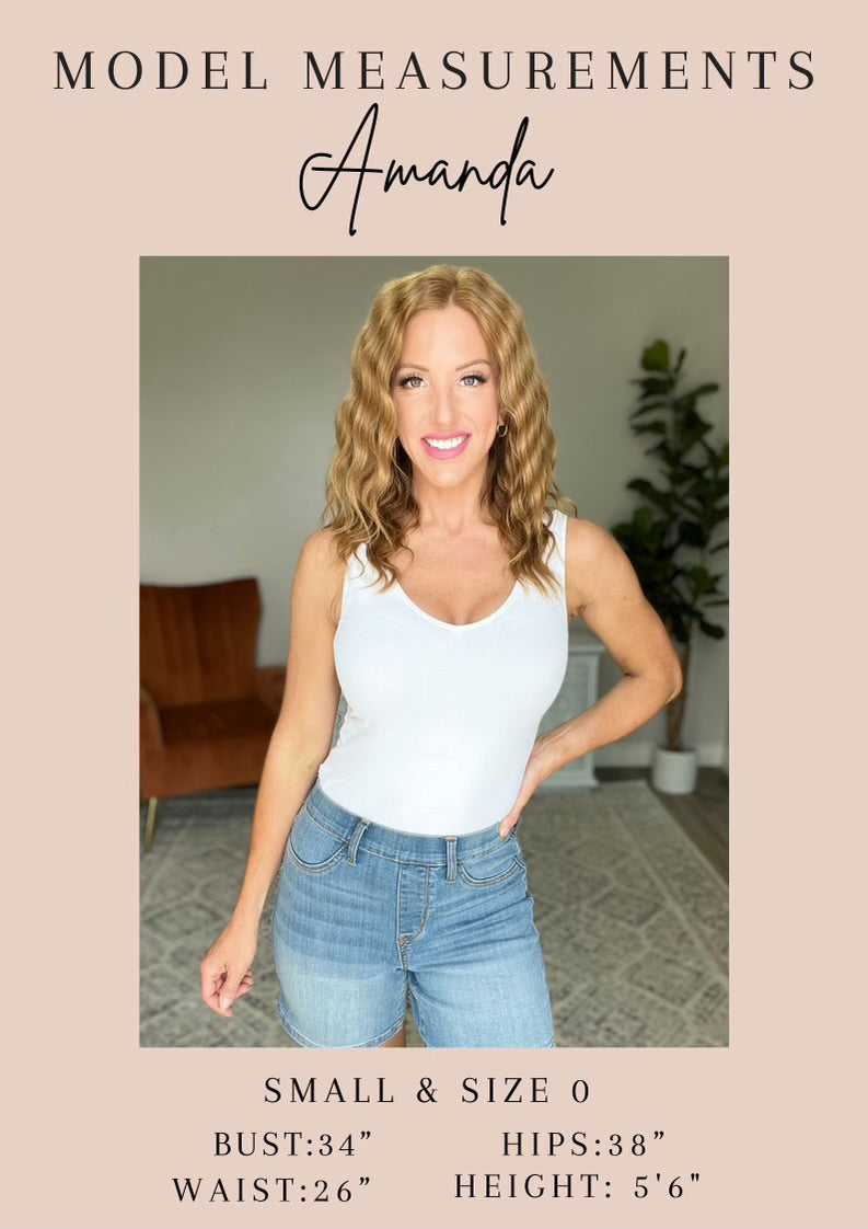 Hazel Blues® |  Lisa High Rise Control Top Wide Leg Crop Jeans in Pink
