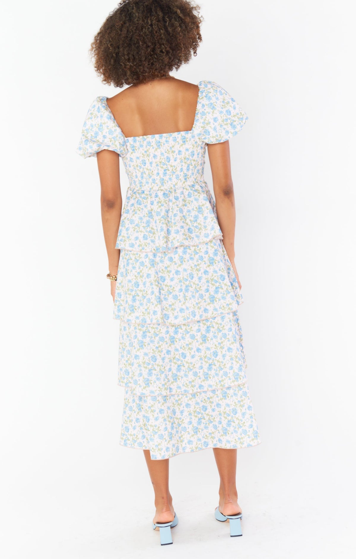 Va Va Midi Dress ~ Charming Rose