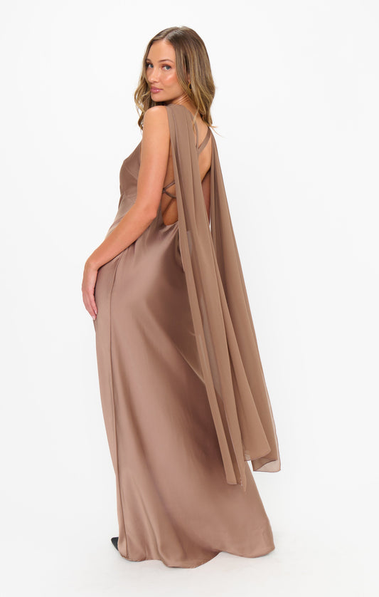 Soiree Shawl ~ Dune Chiffon