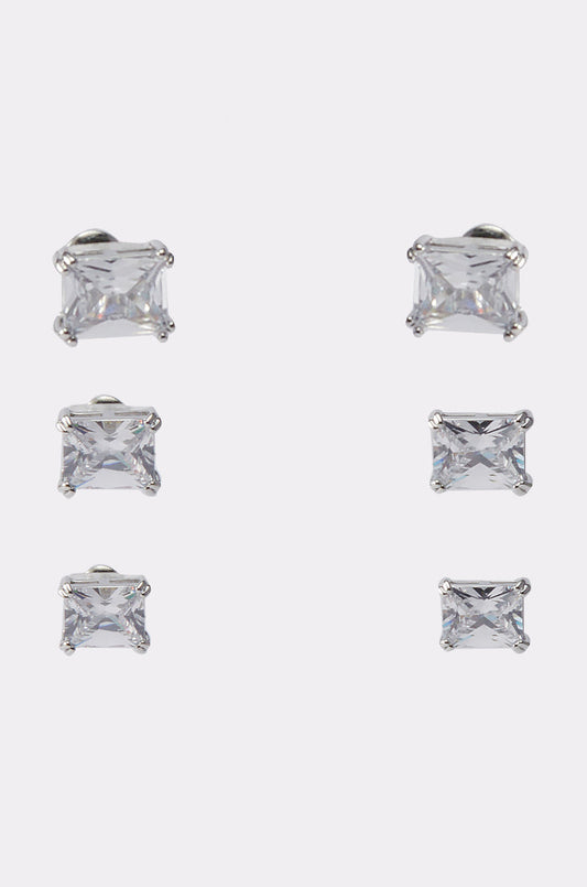 3 PACK STUD EARRING