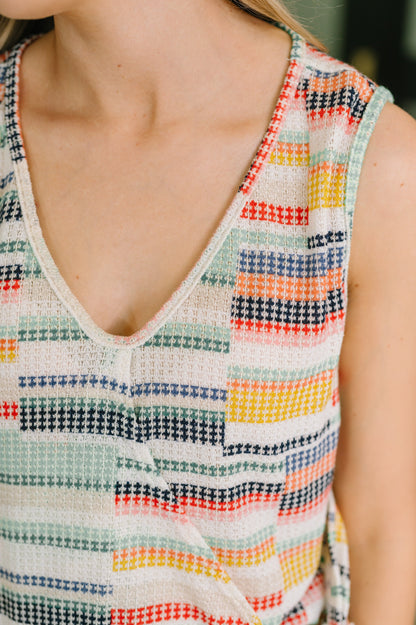 Hazel Blues® |  Do Ya Step V-Neck Tank