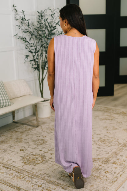 Hazel Blues® |  Everything She Wants Sleeveless Maxi Dress in Lavender
