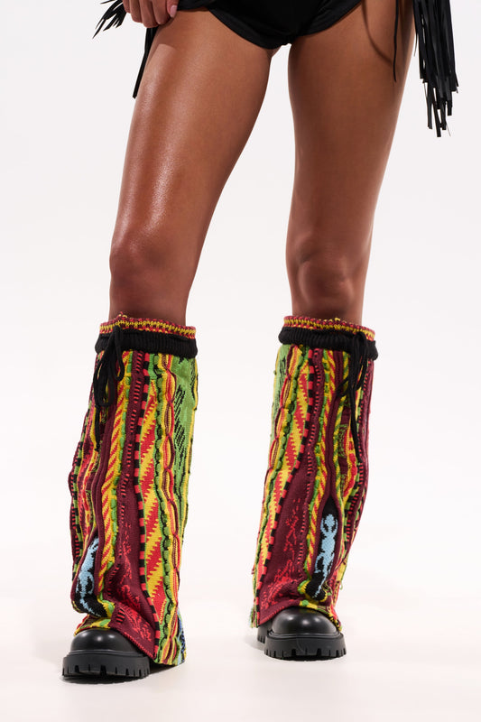 AKIRA GOLD NEIL SWEATER COMBAT BOOTIE