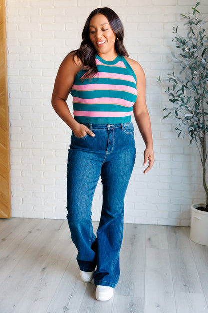 Hazel Blues® |  Scholarly Pursuits Knit Striped Tank