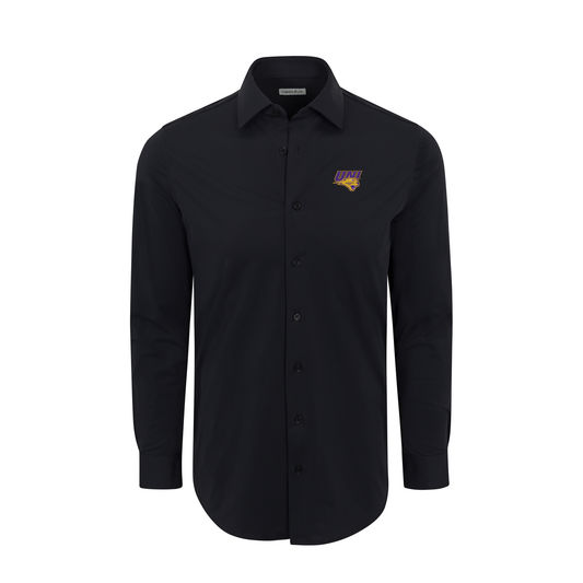 Northern Iowa Apex Performance Dress Shirt Black