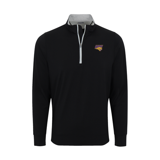 Northern Iowa DriRelease® Performance Pullover Black with Light Grey Trim
