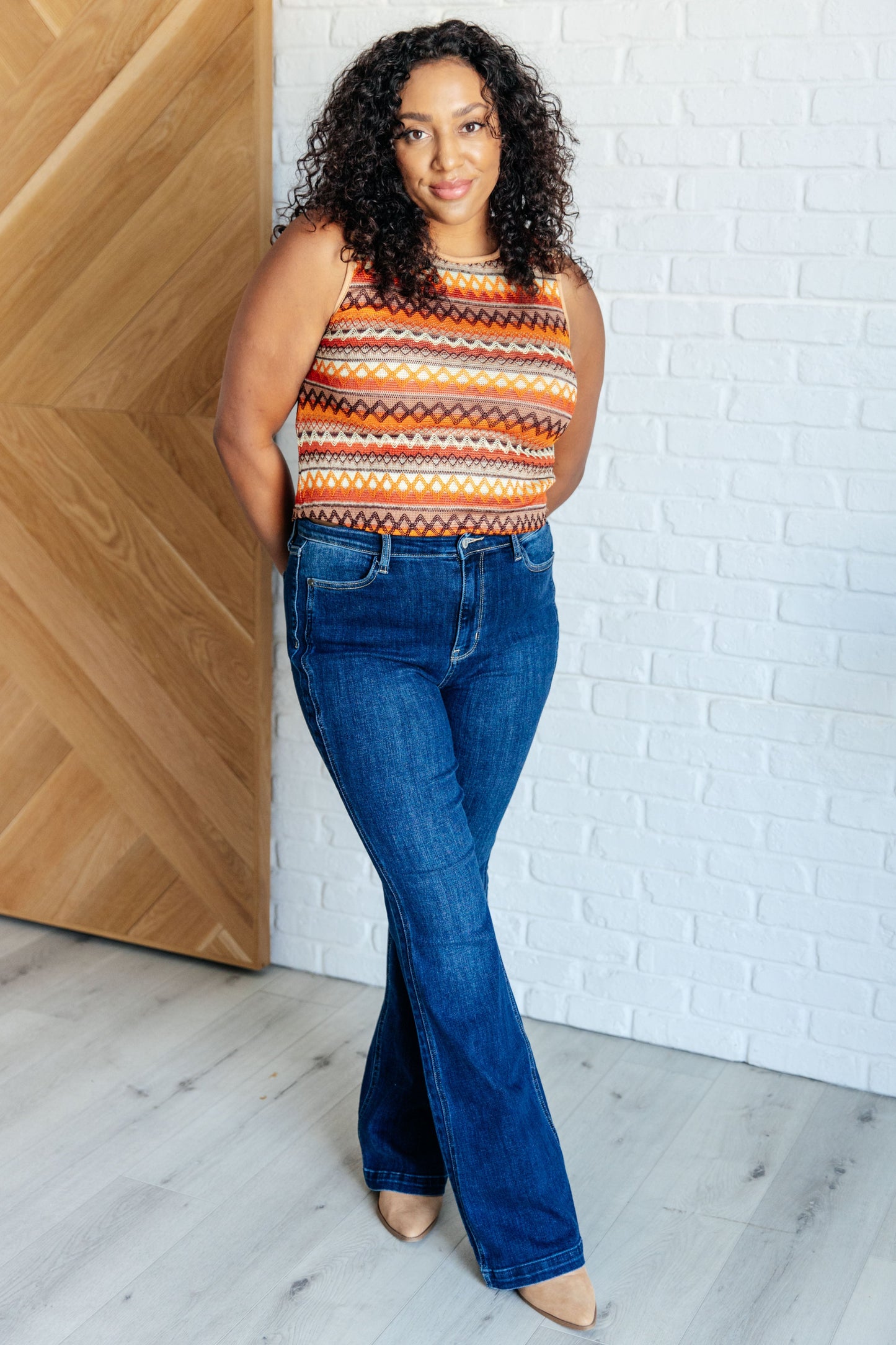 Hazel Blues® |  Up in My Feelings Knit Tank