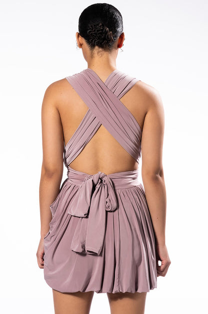 ABOUT TIME SLEEVELESS BUBBLE DRESS