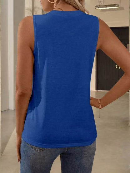 Hazel Blues® |  Round Neck Tank Top