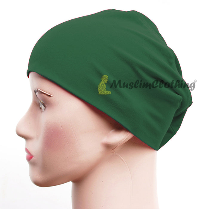 Army Green Women's Pullover Underscarf For Scarves Hijabi Veil One-Size
