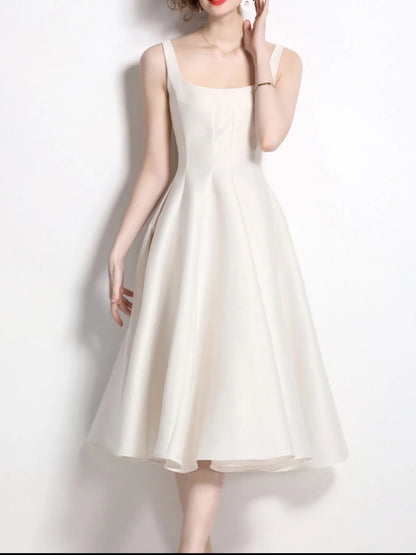 Hazel Blues® |  A-Line Silhouette Midi Sleeveless Dress