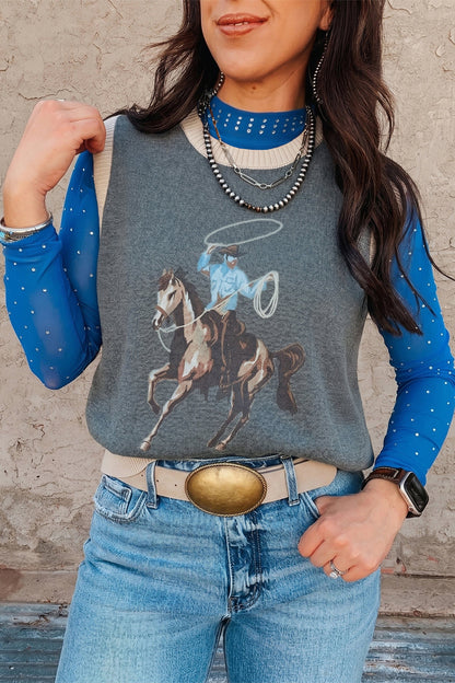 Hazel Blues® |  Cowgirl Charm Vest | Western Vest