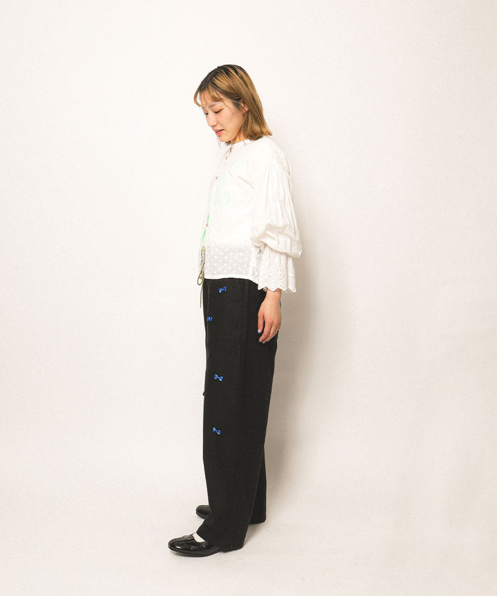 Backsatin Many Ribbon Pants(LADIES)