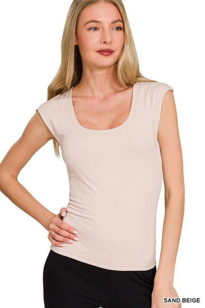 Hazel Blues® |  Zenana Double Layered Sleeveless Top