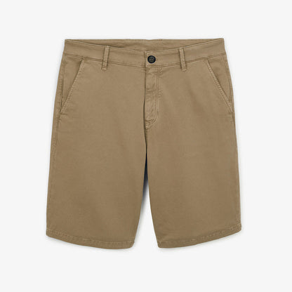Bermuda 200 Beige Coupe Droite en Coton Stretch HOMME SERGE BLANCO