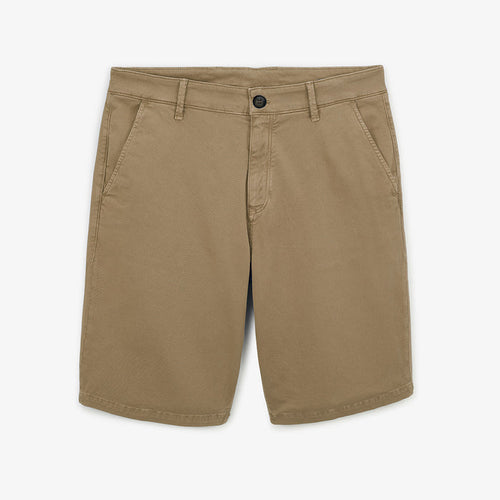 Bermuda 200 Beige Coupe Droite en Coton Stretch HOMME SERGE BLANCO