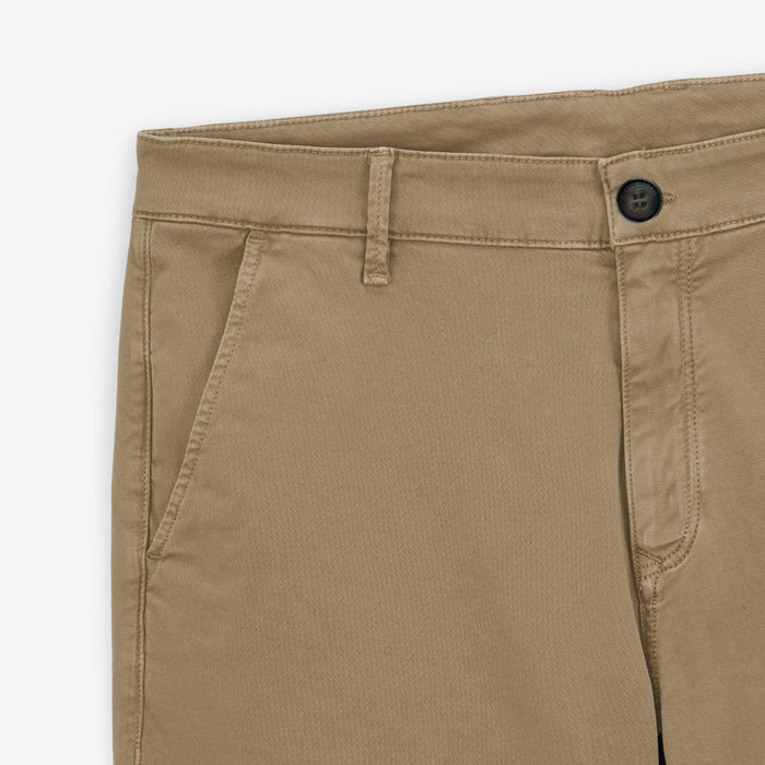 Bermuda 200 Beige Coupe Droite en Coton Stretch HOMME SERGE BLANCO