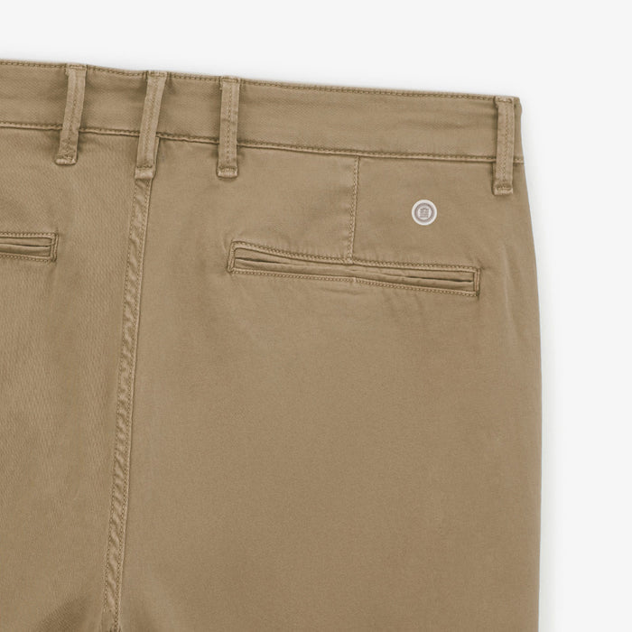 Bermuda 200 Beige Coupe Droite en Coton Stretch HOMME SERGE BLANCO