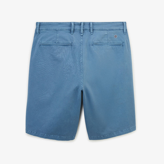 Bermuda 200 bleu ceruleen coupe droite en coton stretch HOMME SERGE BLANCO