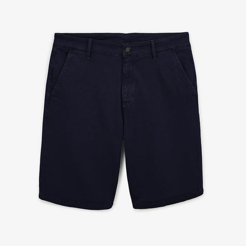 Bermuda 200 Bleu Marine Coupe Droite en Coton Stretch HOMME SERGE BLANCO