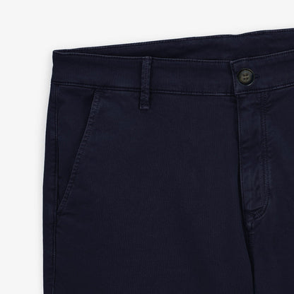 Bermuda 200 Bleu Marine Coupe Droite en Coton Stretch HOMME SERGE BLANCO