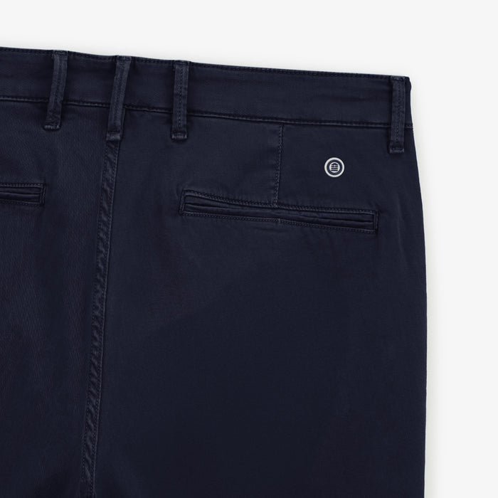 Bermuda 200 Bleu Marine Coupe Droite en Coton Stretch HOMME SERGE BLANCO