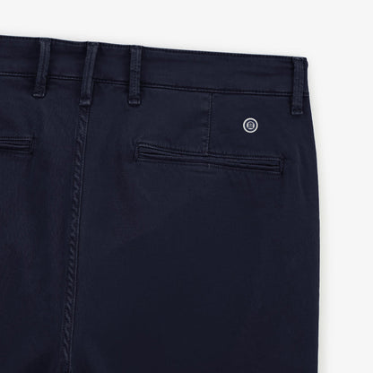 Bermuda 200 Bleu Marine Coupe Droite en Coton Stretch HOMME SERGE BLANCO