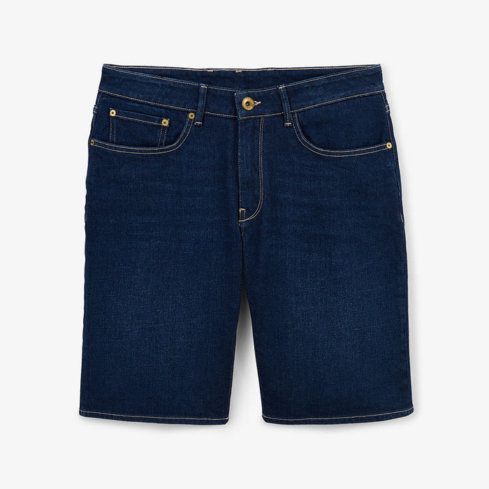Bermuda 331 en jean tapered stretch bleu brut HOMME SERGE BLANCO