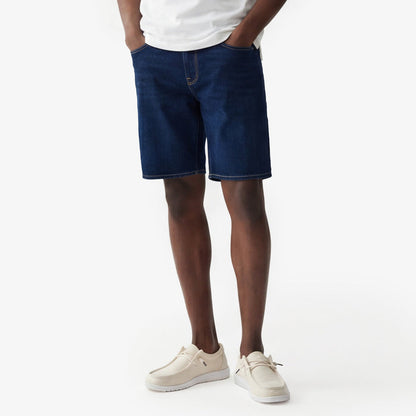 Bermuda 331 tapered en jean stretch bleu brut