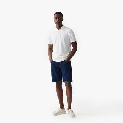 Bermuda 331 tapered en jean stretch bleu brut