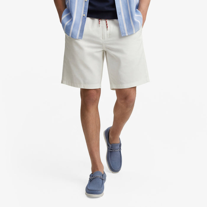 Bermuda 743 taille élastiquée blanc off-white