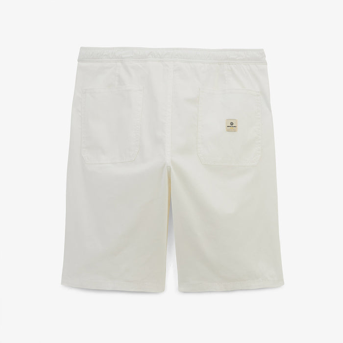 Bermuda 743 taille elastiquee blanc off-white HOMME SERGE BLANCO