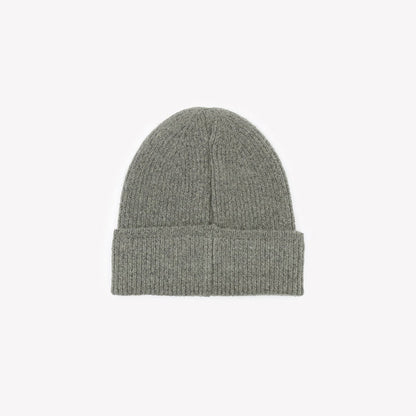 Bonnet à revers uni gris chiné SERGE BLANCO