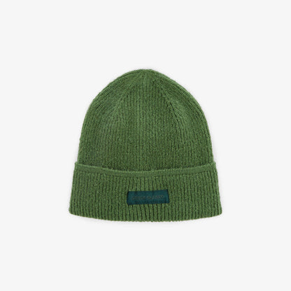 Bonnet a revers uni vert sapin homme SERGE BLANCO