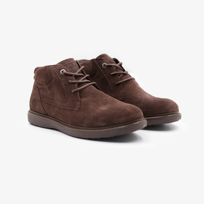 Boots en cuir Arizona marron chocolat Homme SERGE BLANCO