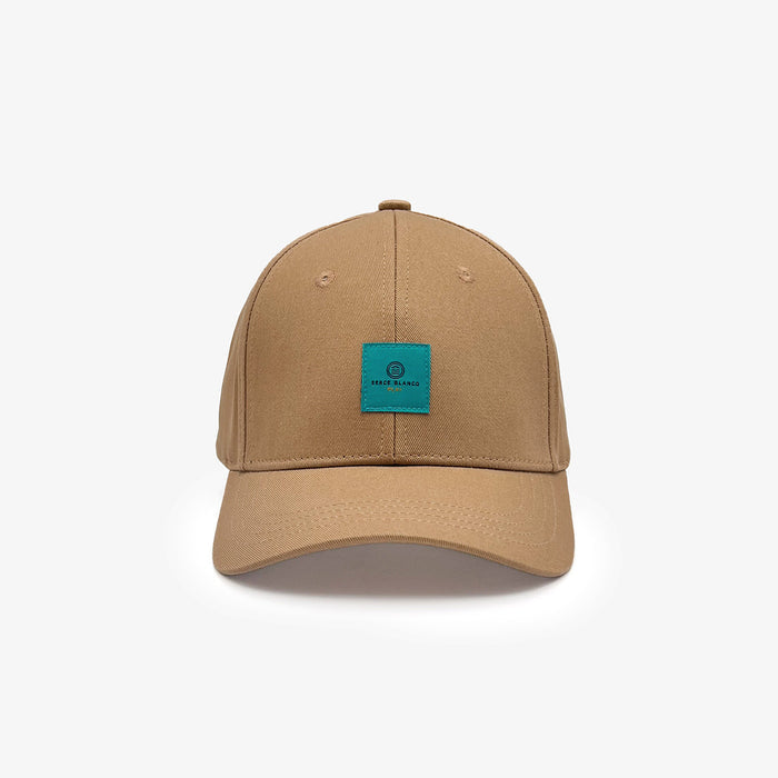 Casquette baseball en coton beige avoine serge blanco