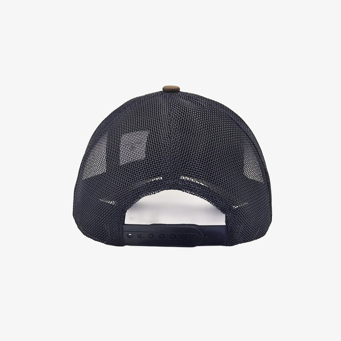 Casquette trucker bicolore noire en mesh Homme SERGE BLANCO