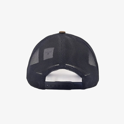 Casquette trucker bicolore noire en mesh Homme SERGE BLANCO