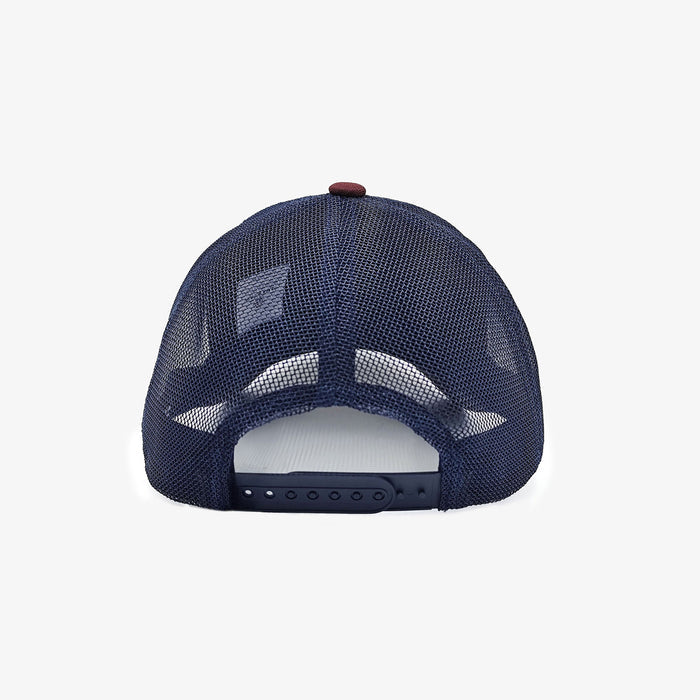 Casquette trucker en mesh tricole violet pourpre 1992 SERGE BLANCO