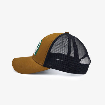 Casquette trucker marron noisette en mesh Play SERGE BLANCO