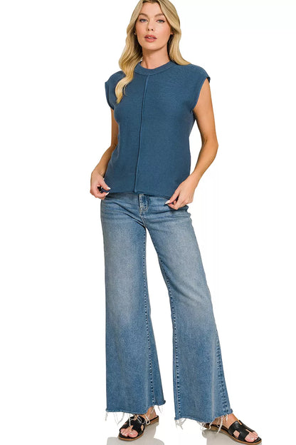 Easy Does It Sweater | Sleeveless Sweater