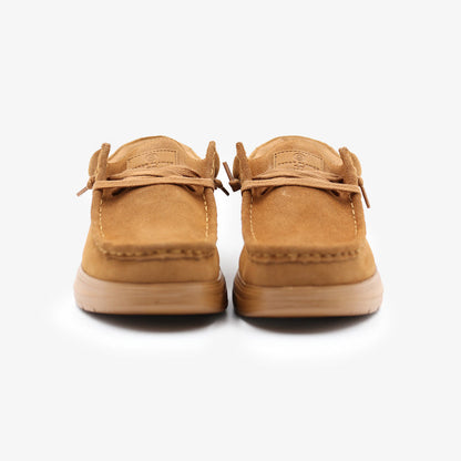 Chaussure bateau Saint‑Jean nubuck camel Homme SERGE BLANCO