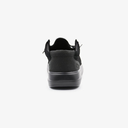 Chaussure bateau Saint‑Jean nubuck noire Homme SERGE BLANCO