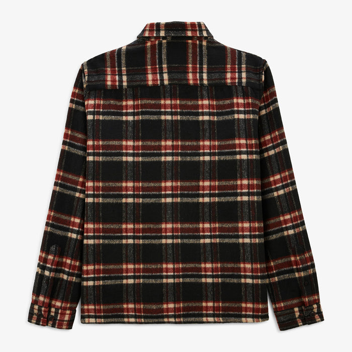 Chemise Manches Longues A Carreaux Noire Clovis Play Homme SERGE BLANCO