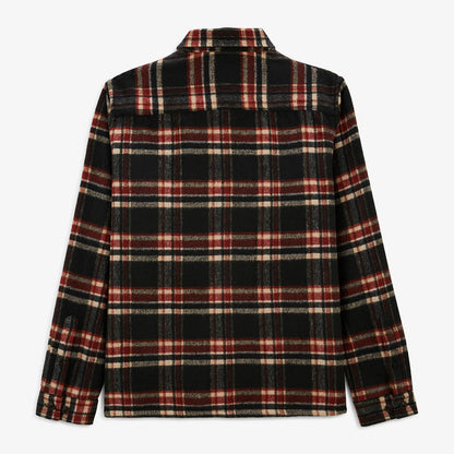 Chemise Manches Longues A Carreaux Noire Clovis Play Homme SERGE BLANCO