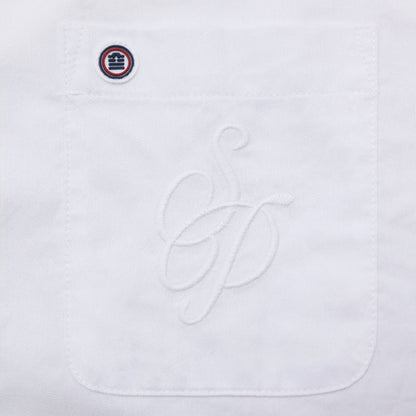 Chemise manches longues blanche Section Paloise HOMME SERGE BLANCO
