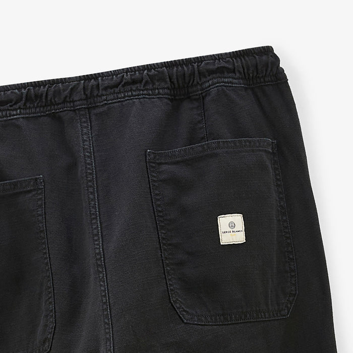 Chino 551 Coupe Large Elastique Noir Homme SERGE BLANCO