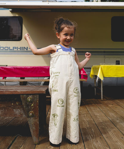 Chino Scribble Suspender Pants