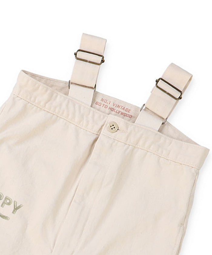 Chino Scribble Suspender Pants